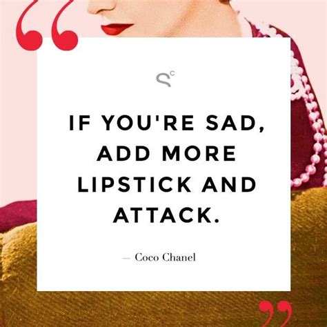 coco chanel cat quote|Coco Chanel quotes lipstick.